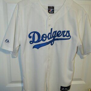 Genuine Majestic Los Angeles Dodgers Button Up Jersey
